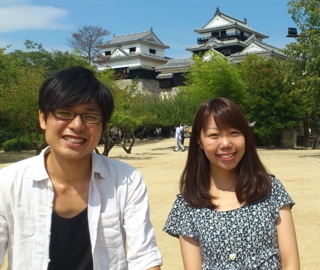 学会後、愛媛大学の近くにある松山城を見学しました！
