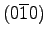 $(0\overline{1}0)$