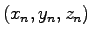 $(x_n,y_n,z_n)$