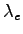 $\lambda_e$