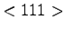 $<111>$