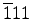 $\overline{1}11$