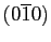 $(0\overline{1}0)$