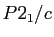 $P2_1/c$