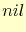 $\displaystyle nil$