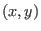 $(x, y)$
